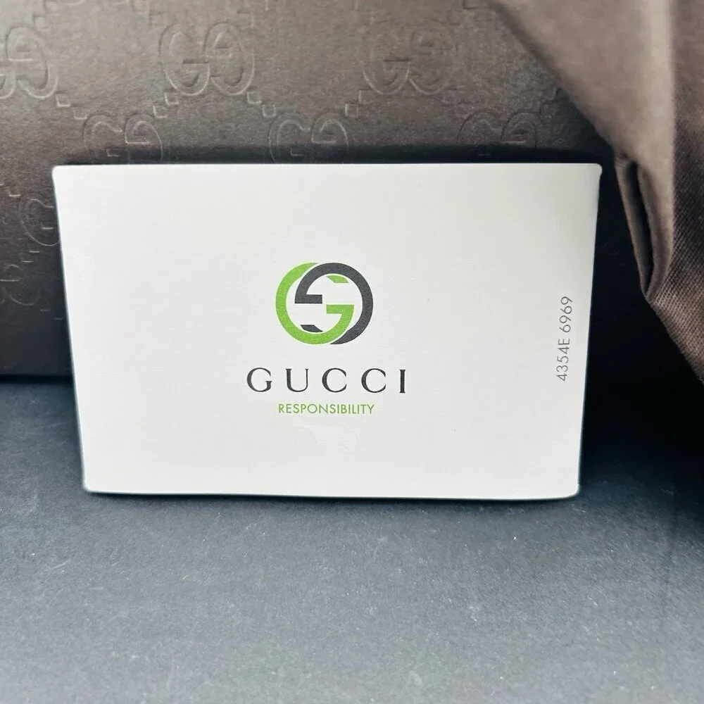 Gucci Men's White Scotch Grain Leather Driving Shoes Size US 9.5 G 9 EUR 43 NEW - Picture 13 of 14